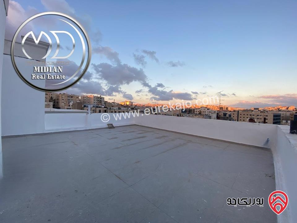 شقق دوبلكس جديدة طابق اخير مع روف للبيع في عمان - تلاع العلي مساحات 190م & 205م تشطيبات ديكورات عصرية اطلالة جميلة