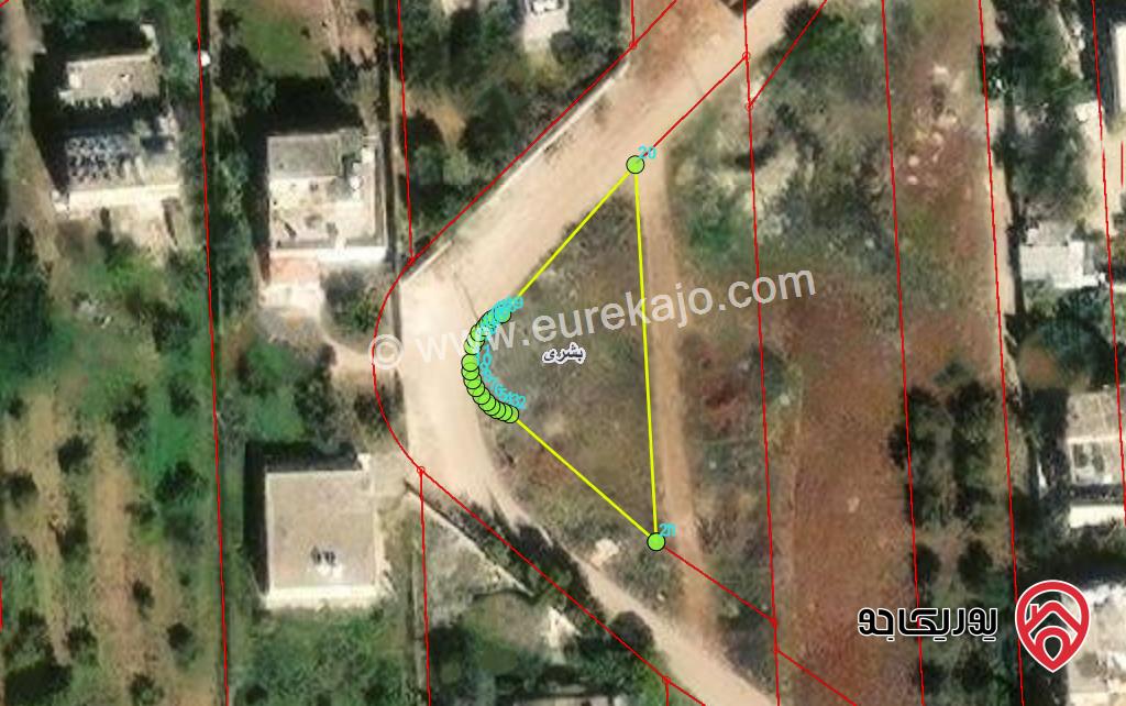 قطعة ارض مساحة 472م للبيع في اربد - بشرى 