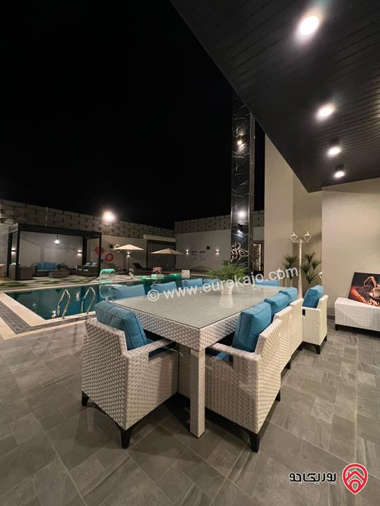 مزرعة وشاليه MOON VILLA للايجار اليومي في البحر الميت - الرامة 