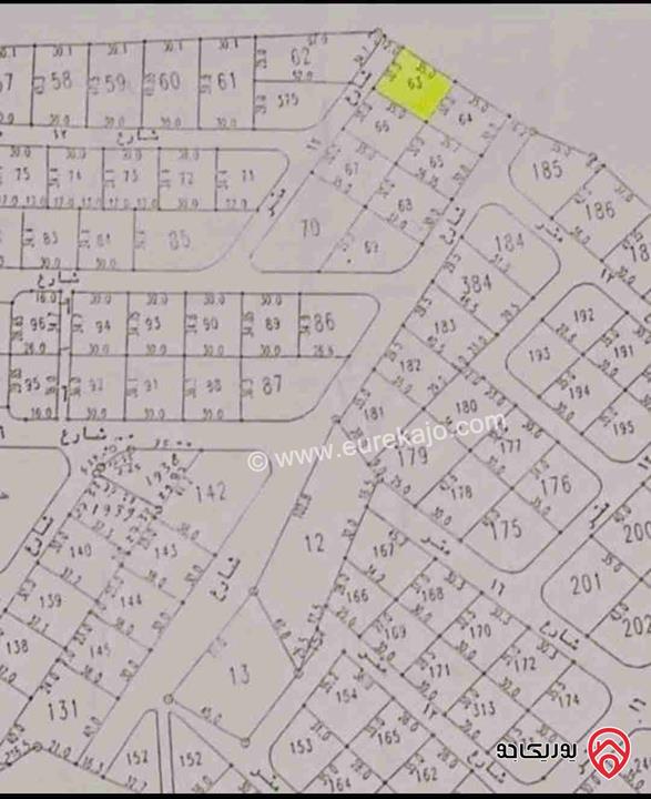 قطعة أرض مساحة 1 دونم و 50م للبيع في عمان - الذهبية الشرقية 
