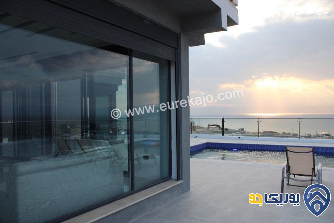 شاليه - مزرعة مساحة الأرض 500م ومساحة البناء 132م للبيع في البحر الميت 