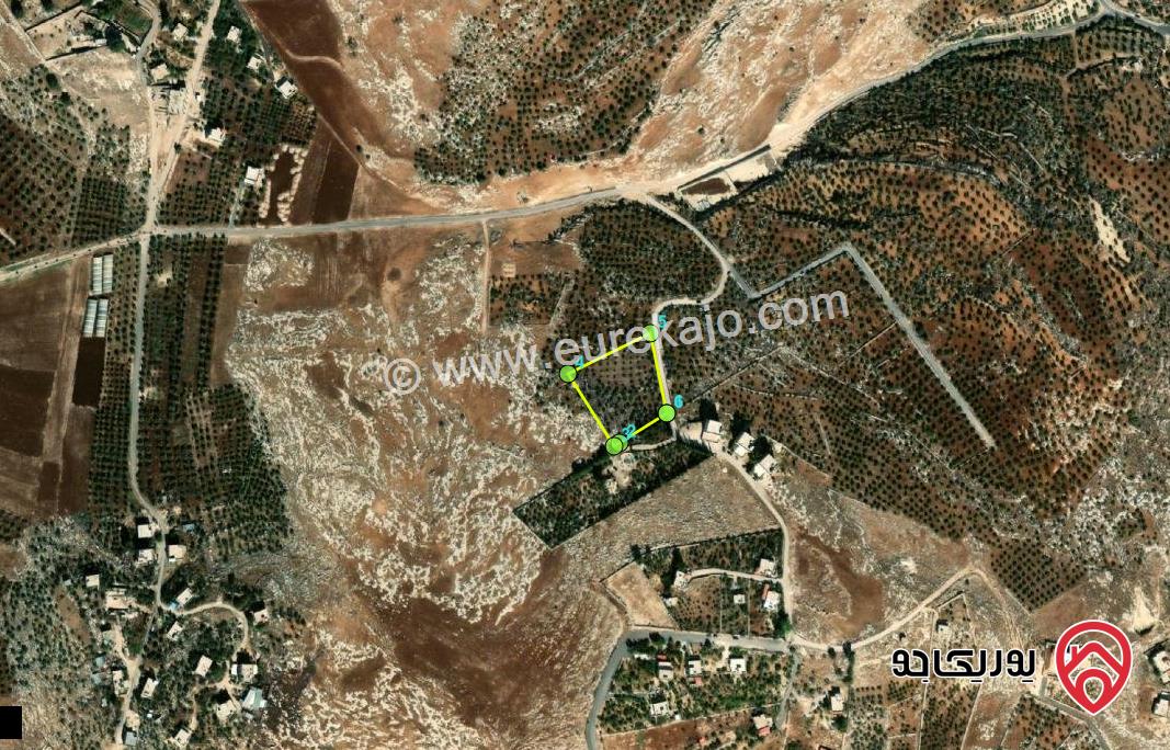 ارض مساحة 5339م للبيع من اراضي غرب عمان عراق الامير العميرية والفحص