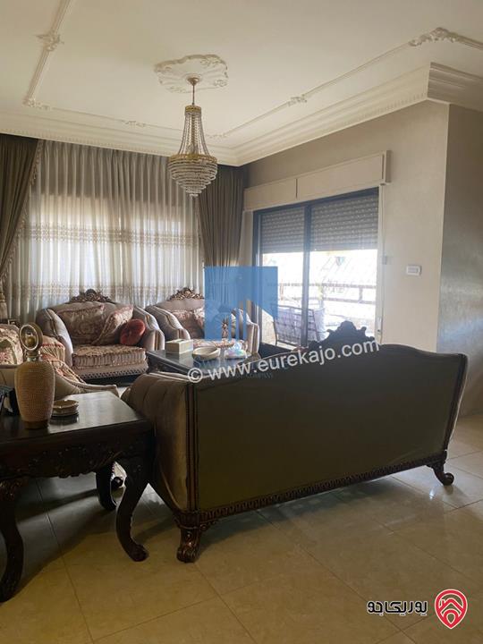 شقة مفروشة فاخرة للبيع في عمان - تلاع العلي خلف طواحين الهوا طابق ثاني 177م مع حديقة وترس 100م بسعر مغري