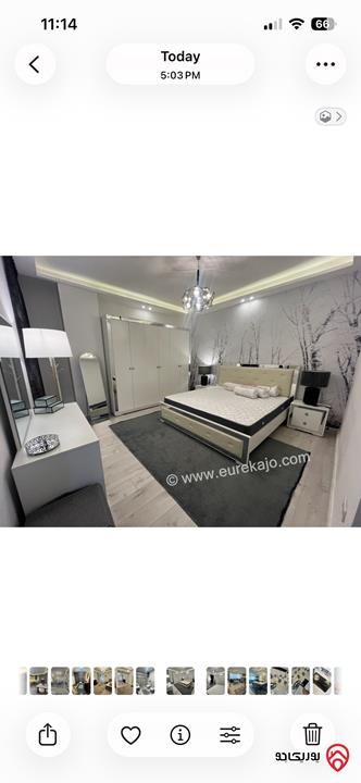 شقة ديلوكس طابق رابع مساحة 140م للايجار مفروشة في عمان - عبدون 