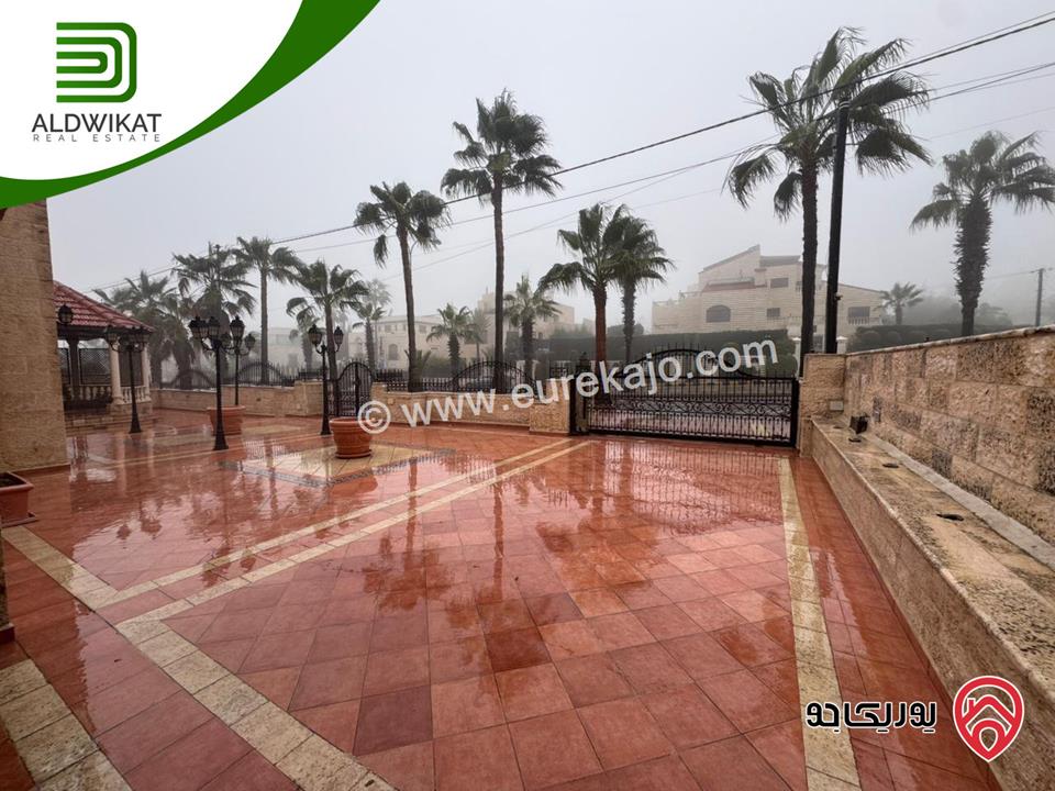 فيلا مفروشة مستقلة للبيع في عمان - ديرغبار مساحة الارض 1000 م مساحة البناء 1050 م