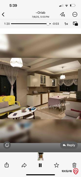 شقة طابقية ارضية مساحة 205م داخلي و 200م خارجي للبيع في عمان - ضاحية النخيل