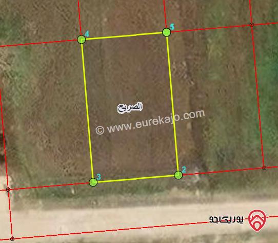 ارض 735م للبيع في اربد - من اراضي الصريح ضمن حوض سلمان الشمالي