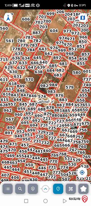 ارض مساحة 500م للبيع في عمان - على طريق المطار خلف جامعة الزيتونة