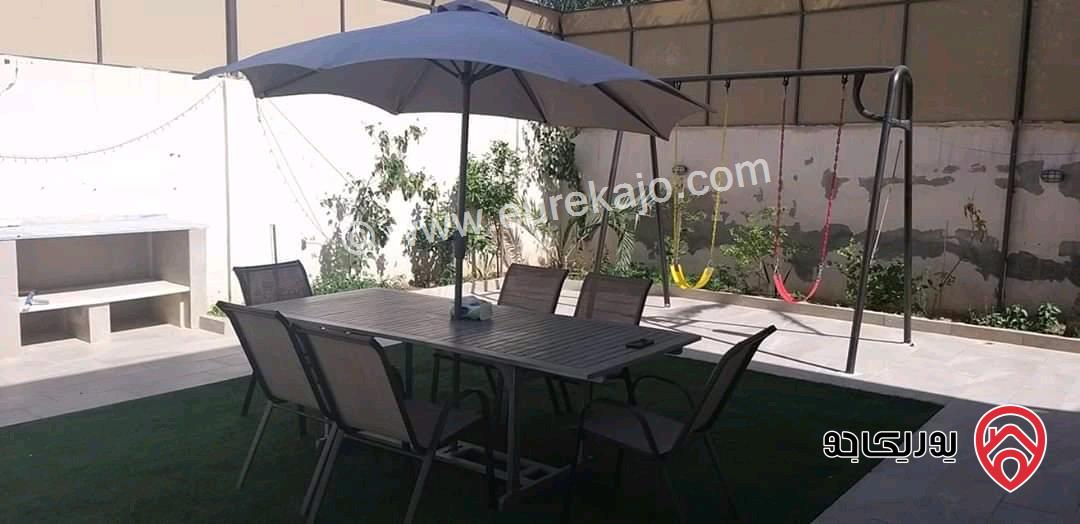 شـاليه مـفروش مساحة الأرض 550م والبناء 150م للبيع في البحر الميت منطقة الشونة الجنوبية الجوفة