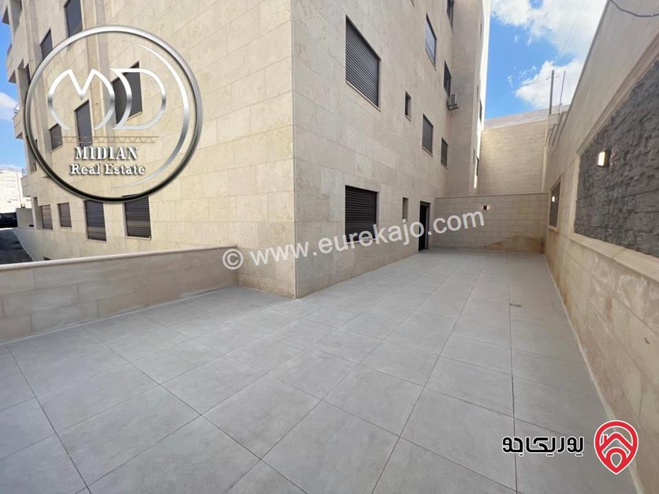 شقق ارضية جديدة للبيع في عمان - ضاحية الرشيد مساحات 175م مع تراسات و حدائق تشطيبات وديكورات عصرية بأسعار مميزة