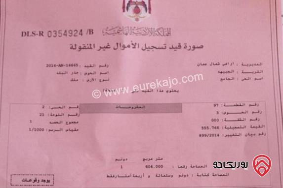 عمارة سكنية كاملة للبيع في الجبيهة