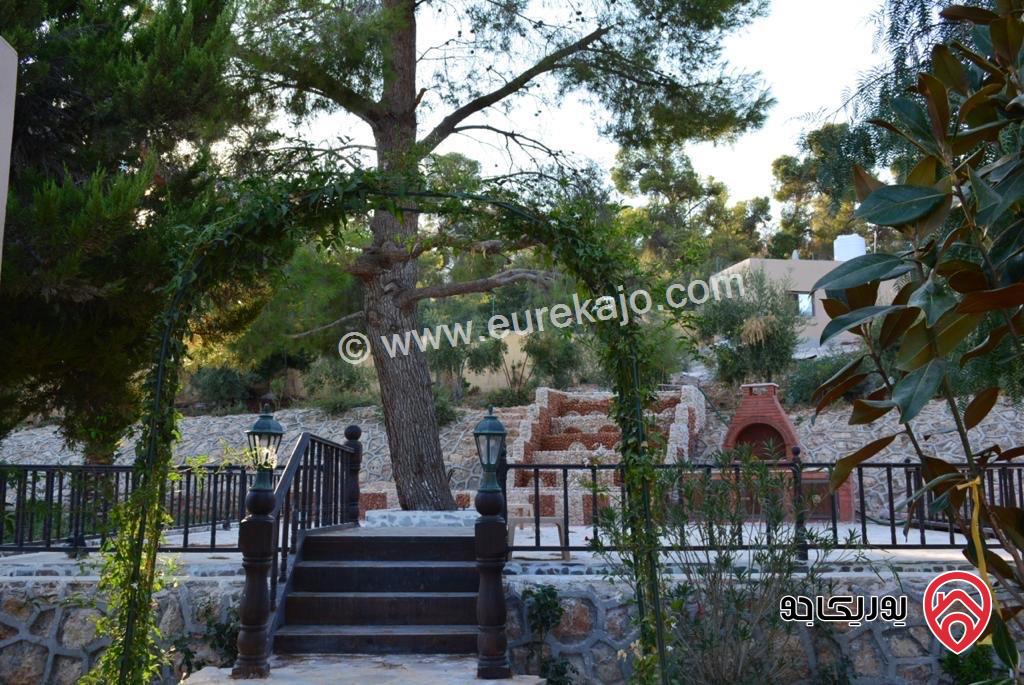 مزرعة جميلة مميزة مساحة 3 دونم و 549م مع بيت طابقين 200م للبيع في أراضي جرش - دبين 