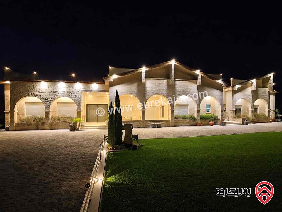 قصر الهيبة مساحة 1600م على أرض 3400م للبيع في الزرقاء - رجم الشوف