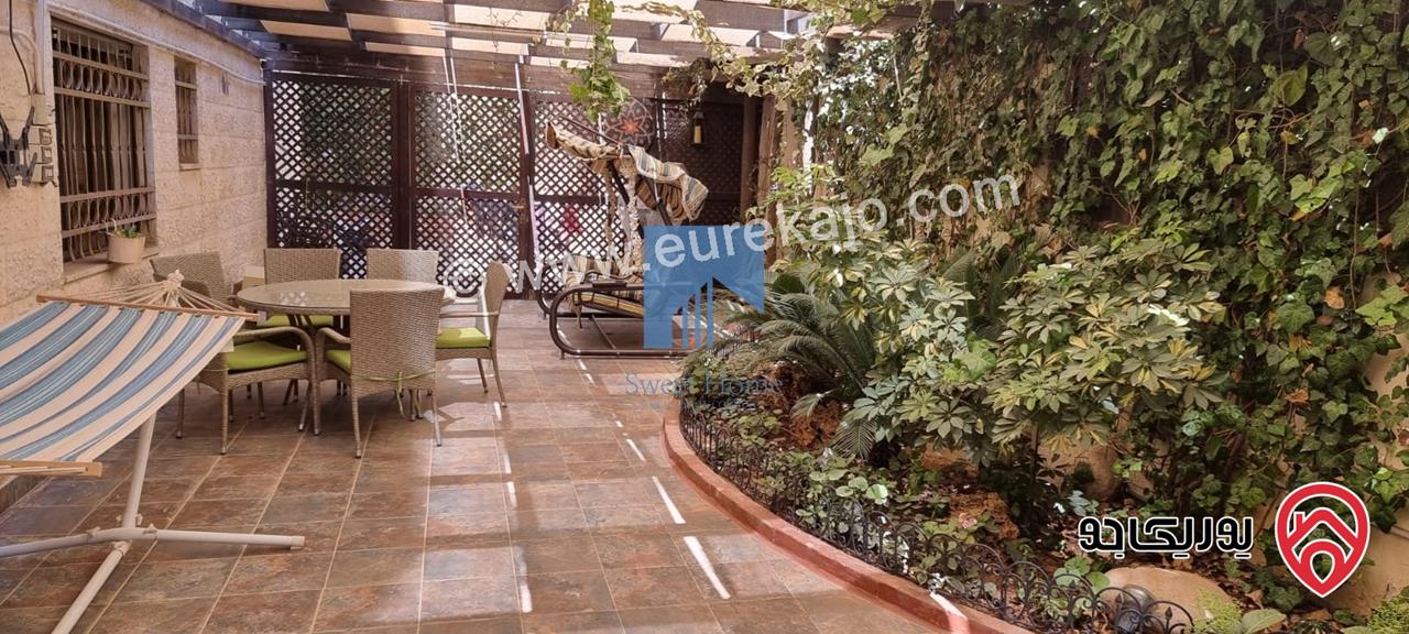 شقة أرضية فاخرة للبيع في عمان - خلدا خلف السيفوي 220م مع حديقة وترسات 400م بسعر مغري