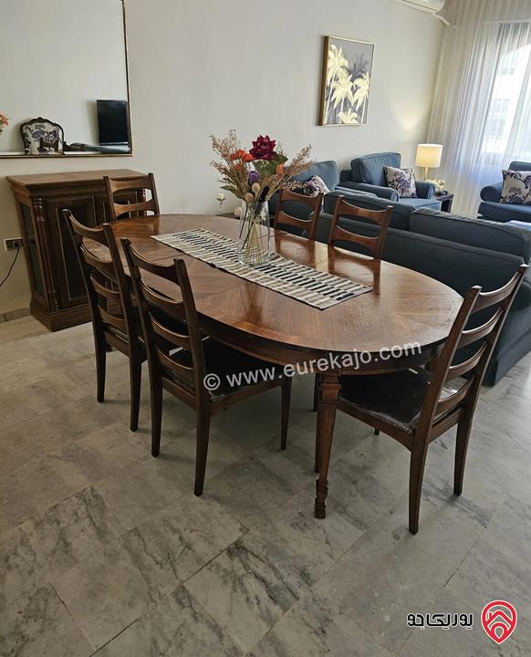 شقة مفروشة طابق أول مساحة 170م للايجار في عمان - عبدون 