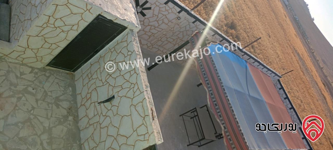 مزرعة مساحة الأرض 3400م والبناء 120م للبيع في المفرق 