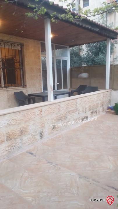 شقة ارضية مساحة 110م داخلي و 50م خارجي للبيع في عمان - الصويفية 