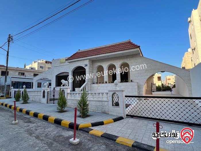 فيلا مساحة 580م على أرض 750م للايجار في عمان - ضاحية الرشيد
