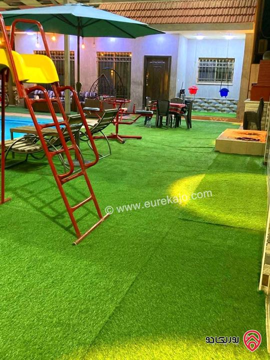 مزرعة مساحة الأرض 289م والبناء 120م للبيع في البحر الميت جوفة الكفرين