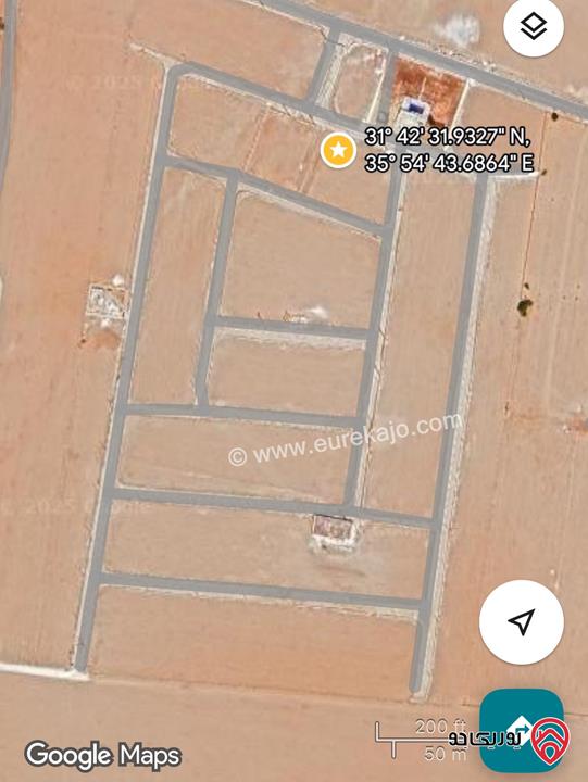 قطعة ارض مساحة 500م للبيع من أراضي جنوب عمان - زويزا على مدخل مشروع الامراء