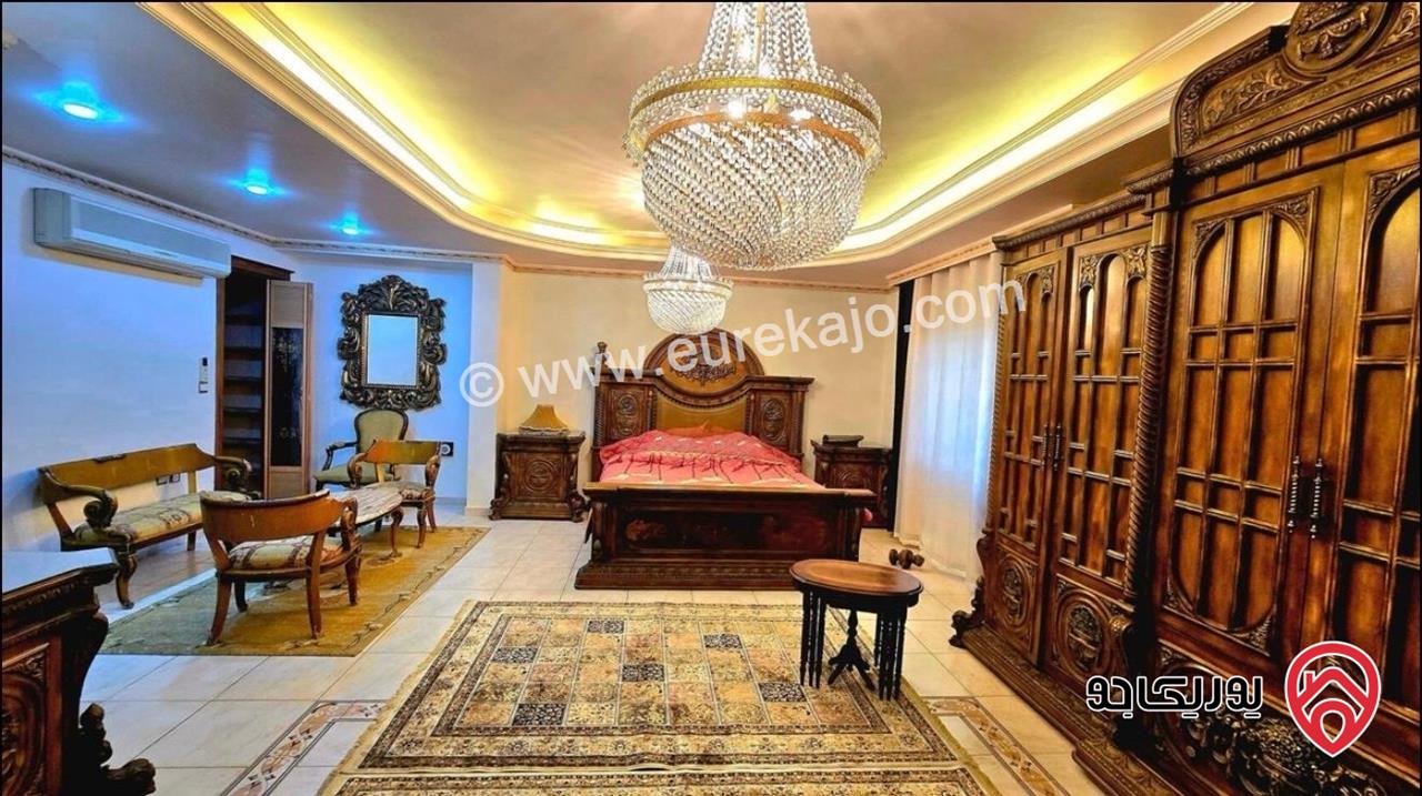 شقة طابق ثالث دوبلكس مساحة 650م للايجار مفروشة في عمان - دير غبار