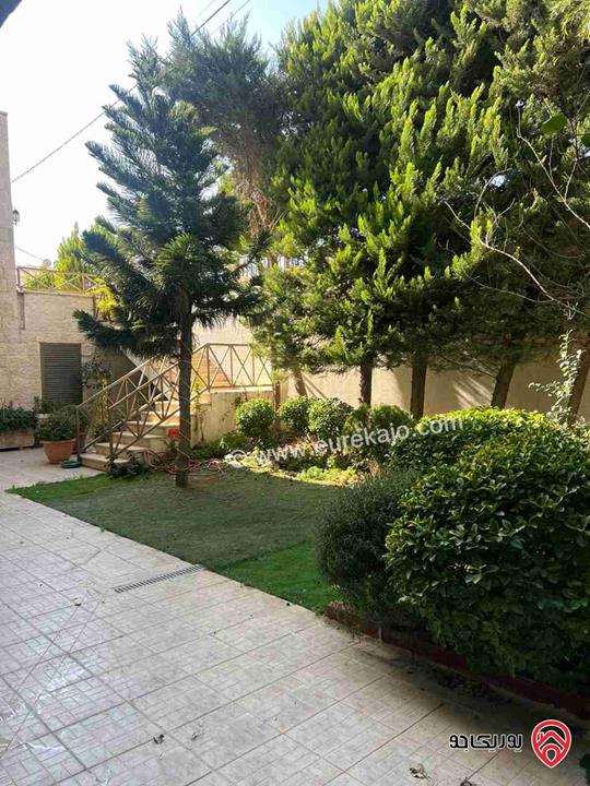 شقة مفروشة أرضية مساحة 200م مع حديقة 170م للبيع في عمان - الشميساني 