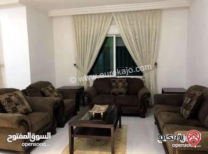 شقة فاخرة مساحة 170م طابق ثاني مفروشة للإيجار في عمان - الجبيهة 