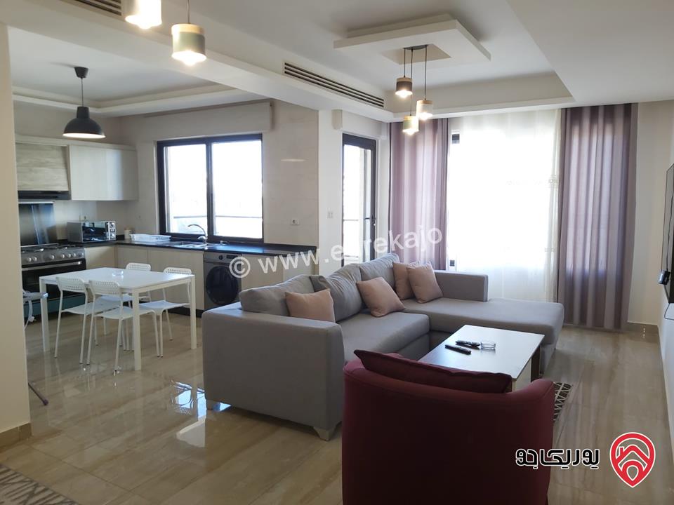 شقة فاخرة مفروشة طابق ثالث مساحة 140م للايجار في عمان - تلاع العلي