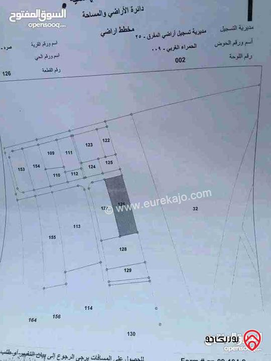 ارض مساحة 4 دونم للبيع في المفرق مغير السرحان المطلة واصل جميع الخدمات