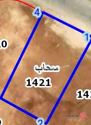 قطعة ارض مساحة 725م للبيع في عمان - منطقة سحاب الحي الشرقي