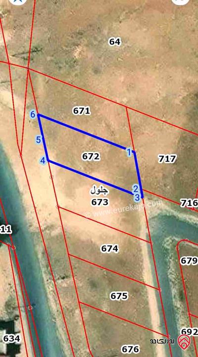 أرض تجارية مميزة مساحة 410م للبيع بموقع استراتيجي ومنطقة سكنية واعدة في عمان - جلول
