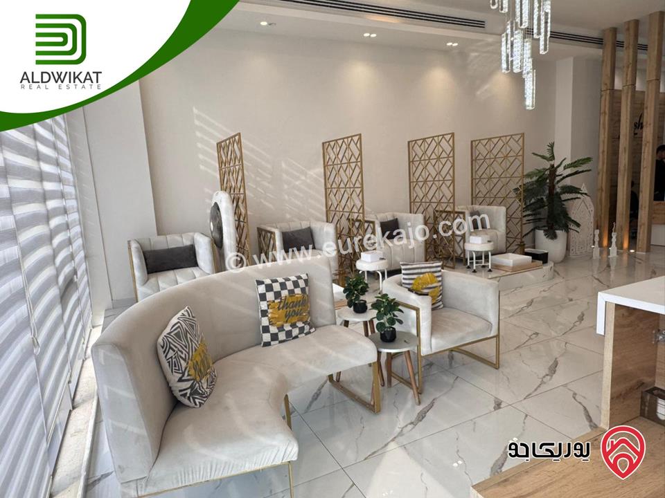 صالون سيدات للبيع في عمان - الدوار السابع خلف الملكية مساحة 80م موقع حيوي ومميز وبسعر مناسب 