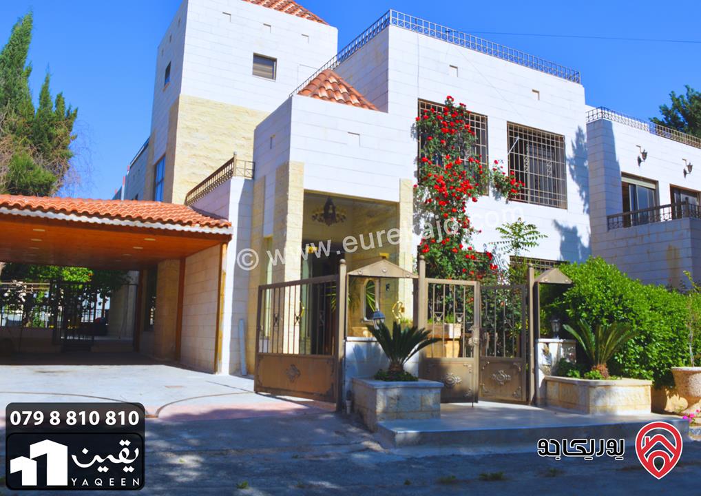 فيلا مفروشة مساحة 640م على أرض 510م للبيع في عمان - دابوق حوض الذهبية