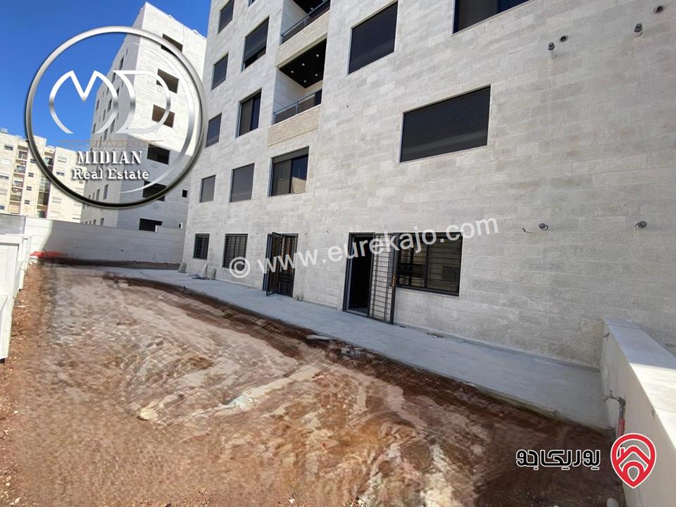 شقق أرضية جديدة للبيع في عمان - خلدا مساحات 140م & 145م مع تراسات و حدائق تشطيبات ديكورات سوبر ديلوكس بسعر مميز