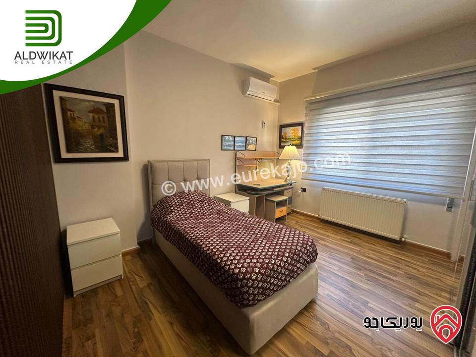 شقة مفروشة للايجار في عمان - ضاحية الامير راشد طابق ثاني مساحة البناء 210م منطقة هادئة بالقرب من الخدمات