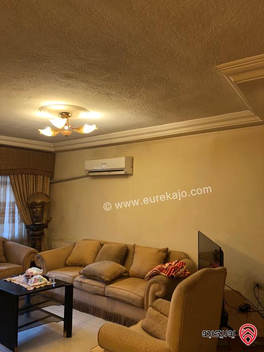 شقة مفروشة مساحة 124م طابق ثالث للبيع في عمان - تلاع العلي 