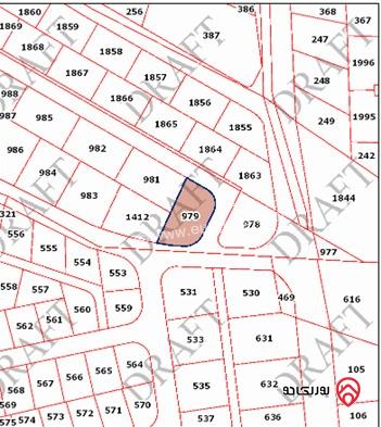أرض مساحة 1012م للبيع في عمان - مرج الحمام