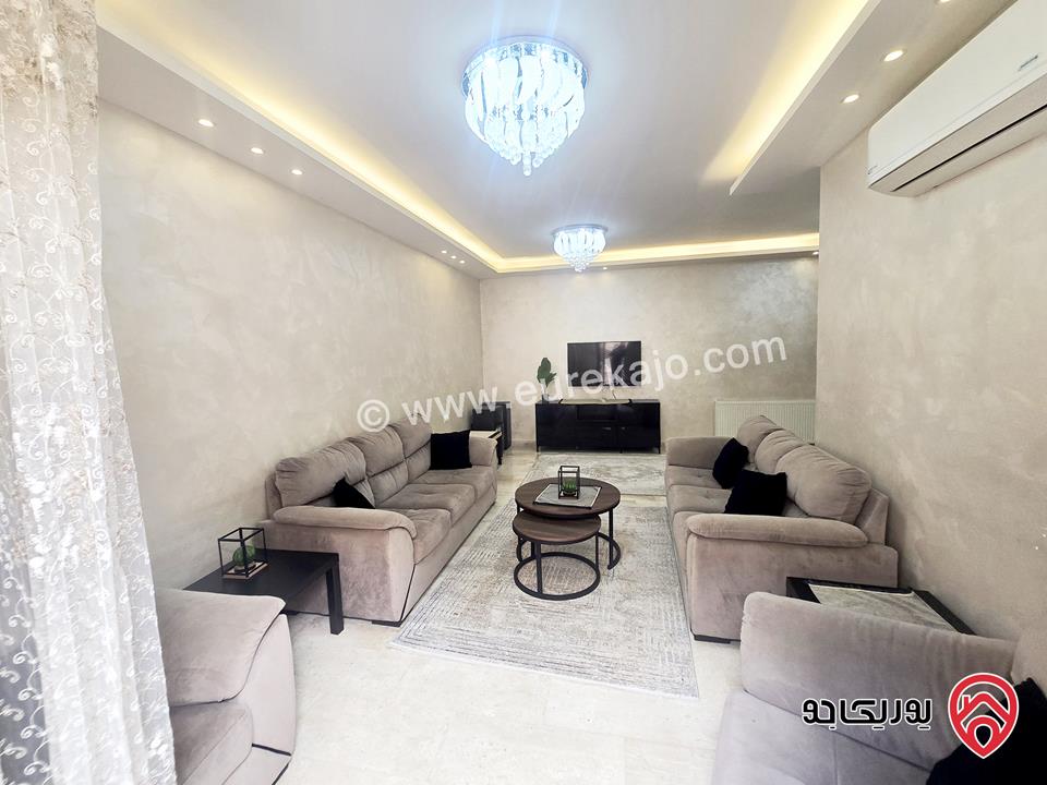 شقه تسوية مساحة 160م داخلي و 150م خارجي للإيجار مفروشة في عمان - خلدا