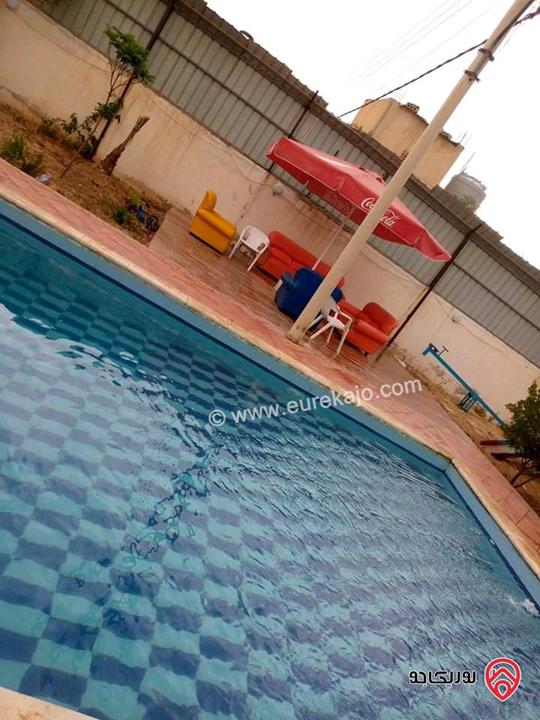 مزرعة مساحة الأرض 2 دونم و البناء 150م للبيع في البحر الميت - الرامة