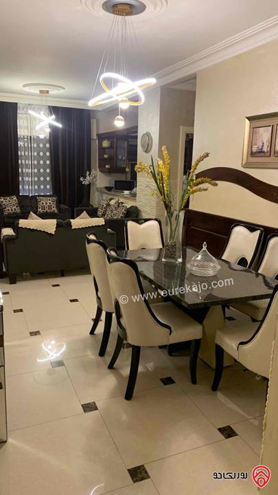 شقة مفروشة مساحة 90م طابق أول للإيجار في عمان - ضاحية الرشيد مربع العائلات من المالك مباشرة 