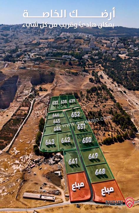 أرض مساحة 3 دونم و 400م للبيع في عمان - عين الباشا