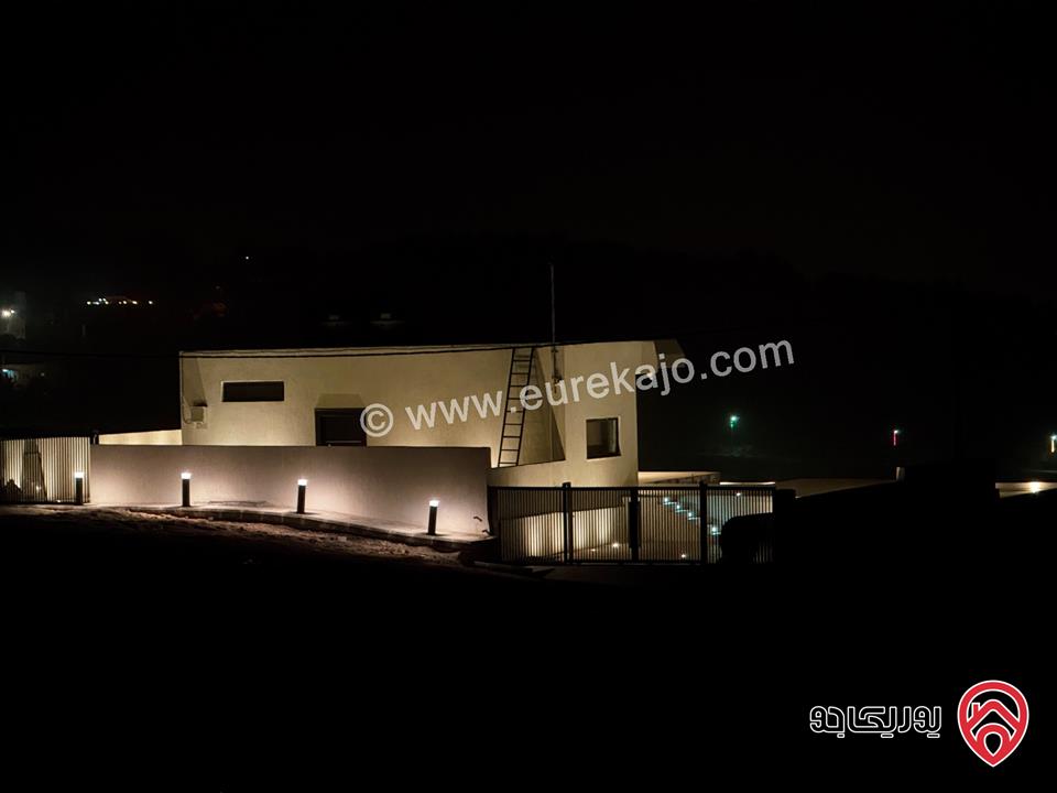 شاليه مساحة الأرض 500م والبناء 124م للبيع في جرش - الكفير