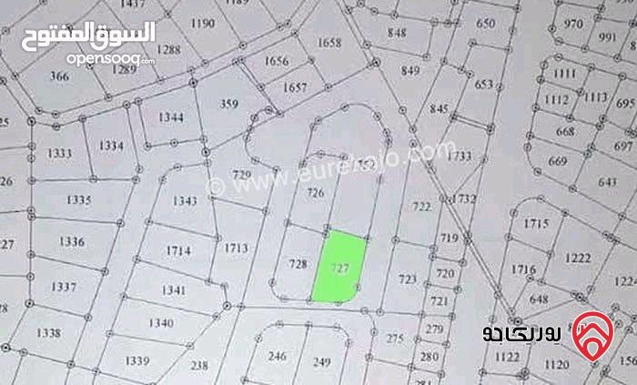 قطعة أرض سكنية على شارعين مساحة 735م للبيع في عمان - عين الباشا