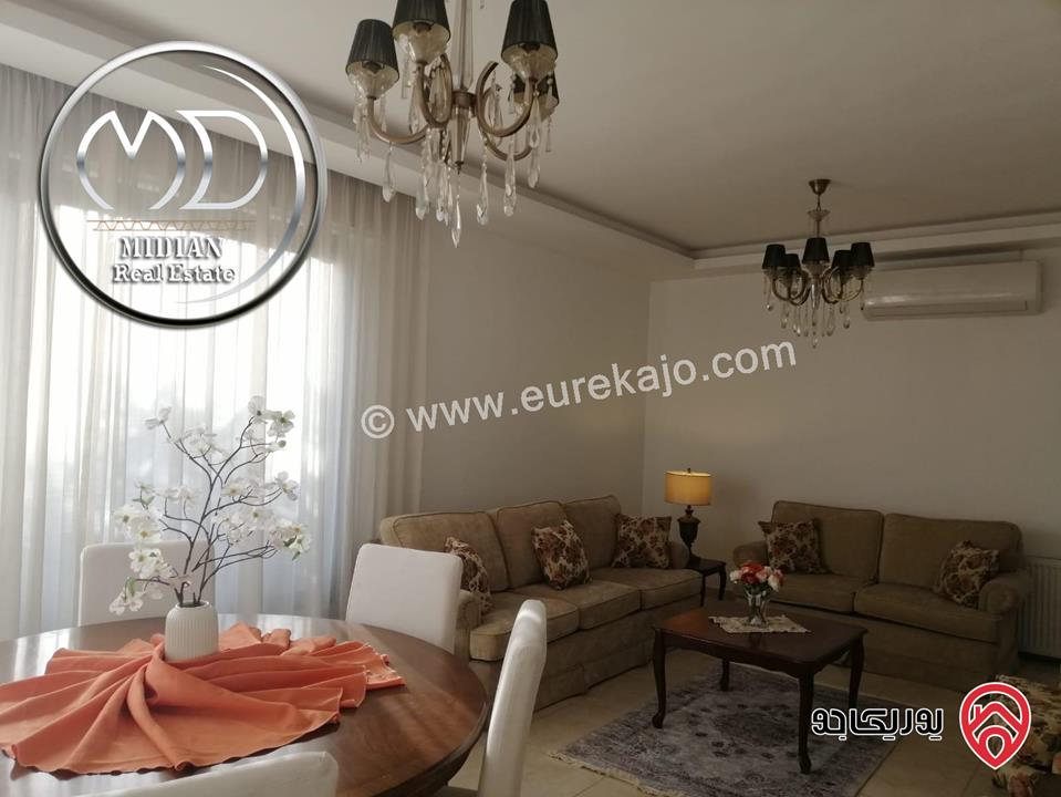 شقة مفروشة فاخرة للايجار في عمان - الجندويل مساحة 170م طابق ثالث تشطيبات وديكورات سوبر ديلوكس بسعر مميز