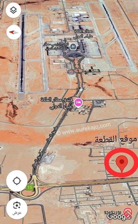 ارض مساحة 580م للبيع في منطقة الجيزة - بالقرب من المتصرفية - تبعد عن طريق المطار 150 متر 
