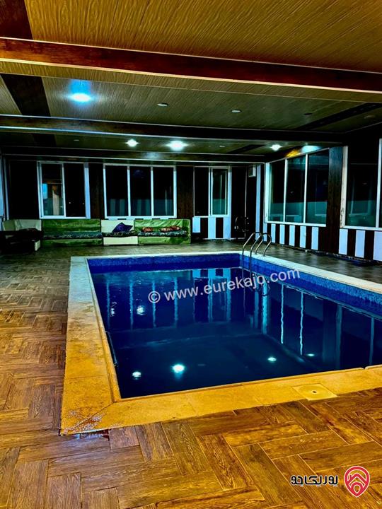 مزرعة مساحة الأرض 11 دونم وبناء مساحة 1200م للبيع في السلط