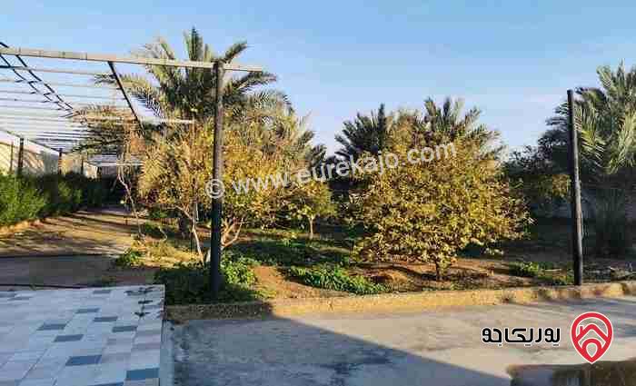 مزرعة مساحة الأرض 2340م والبناء 200م للبيع في البلقاء- الشونة الجنوبية بسعر مغري من المالك مباشرة 