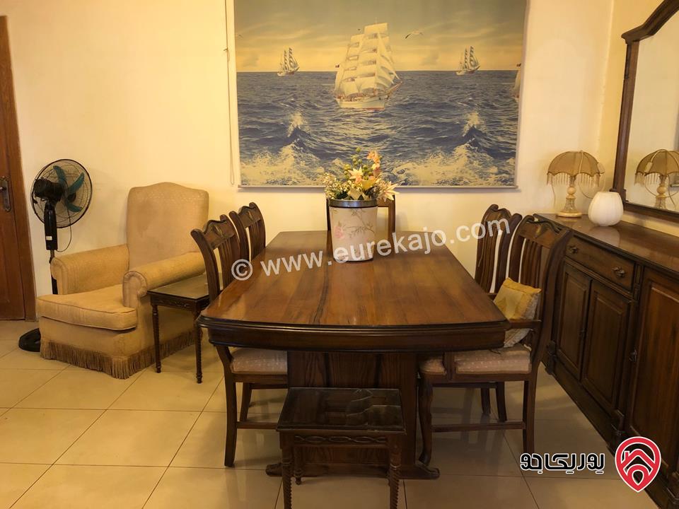 شقة مفروشة مساحة 124م طابق ثالث للبيع في عمان - تلاع العلي 