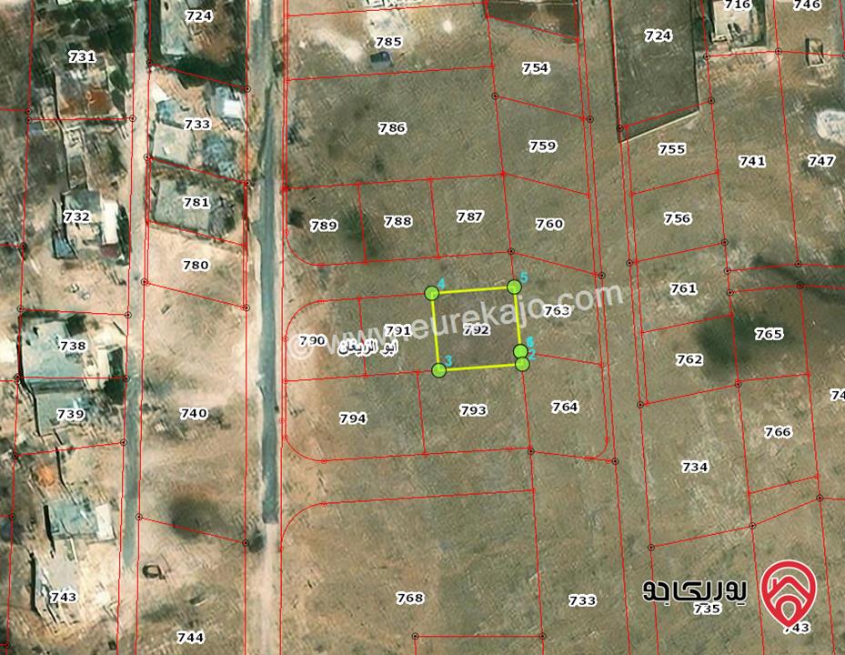 قطعة أرض مساحة 509م للبيع في الزرقاء - دوقرة ابو الزيغان