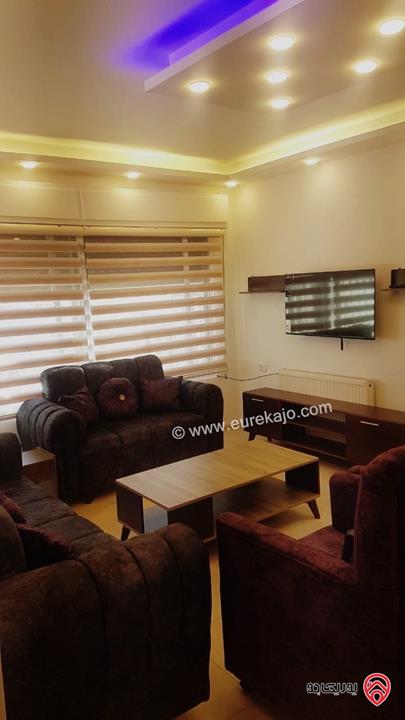 شقة مفروشة مساحة 100م طابق ثاني للايجار في عمان - الدوار السابع للعائلات والطلاب